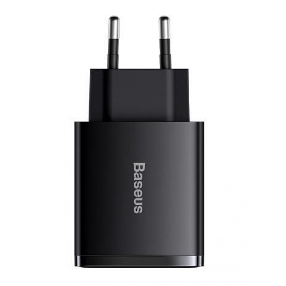 Wall Charger Baseus Compact Quick Charger 30W QC+ PD (1Type-C + 2USB) - фото 10
