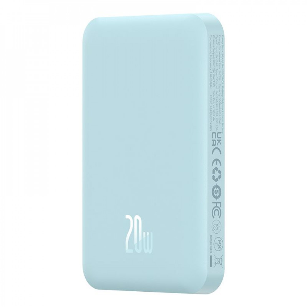 Портативна Батарея Baseus Magnetic Mini 20W 5000mAh — Придбати в Україні - фото 10