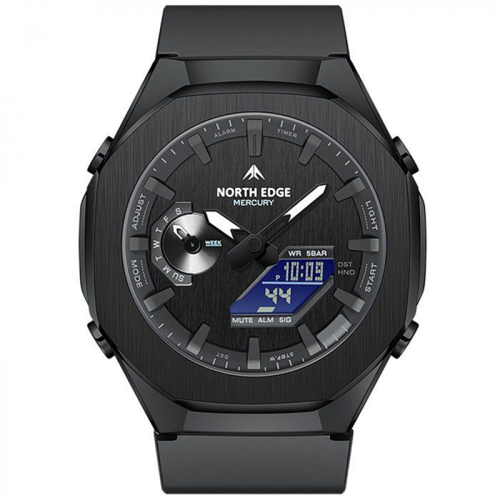 Механічний Годинник NORTH EDGE MERCURY black
