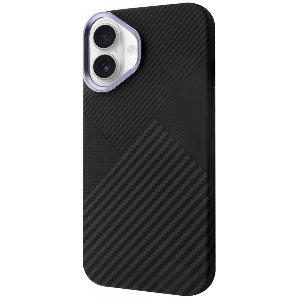 Чехол WAVE Gleam Case with Magnetic Ring iPhone 16 graphite на картинке №1