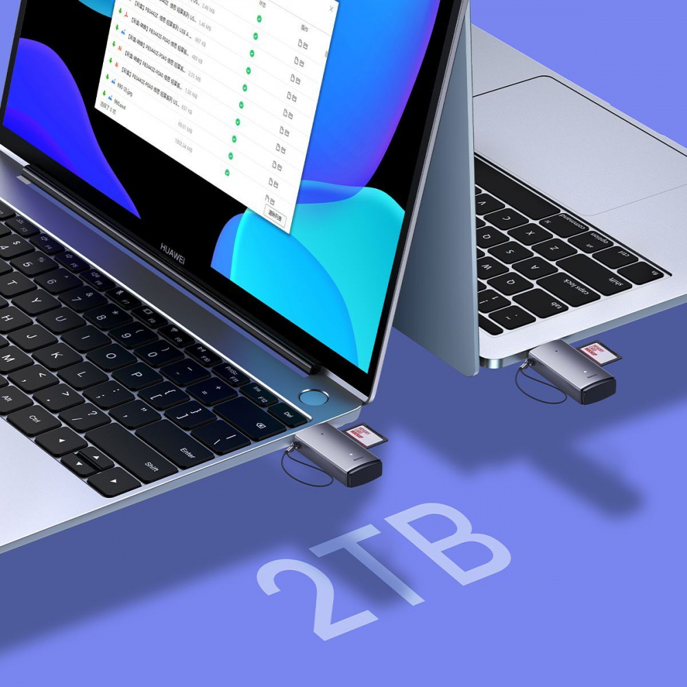 Кард рідер Baseus Lite Series USB-A to SD/TF — Придбати в Україні - фото 1
