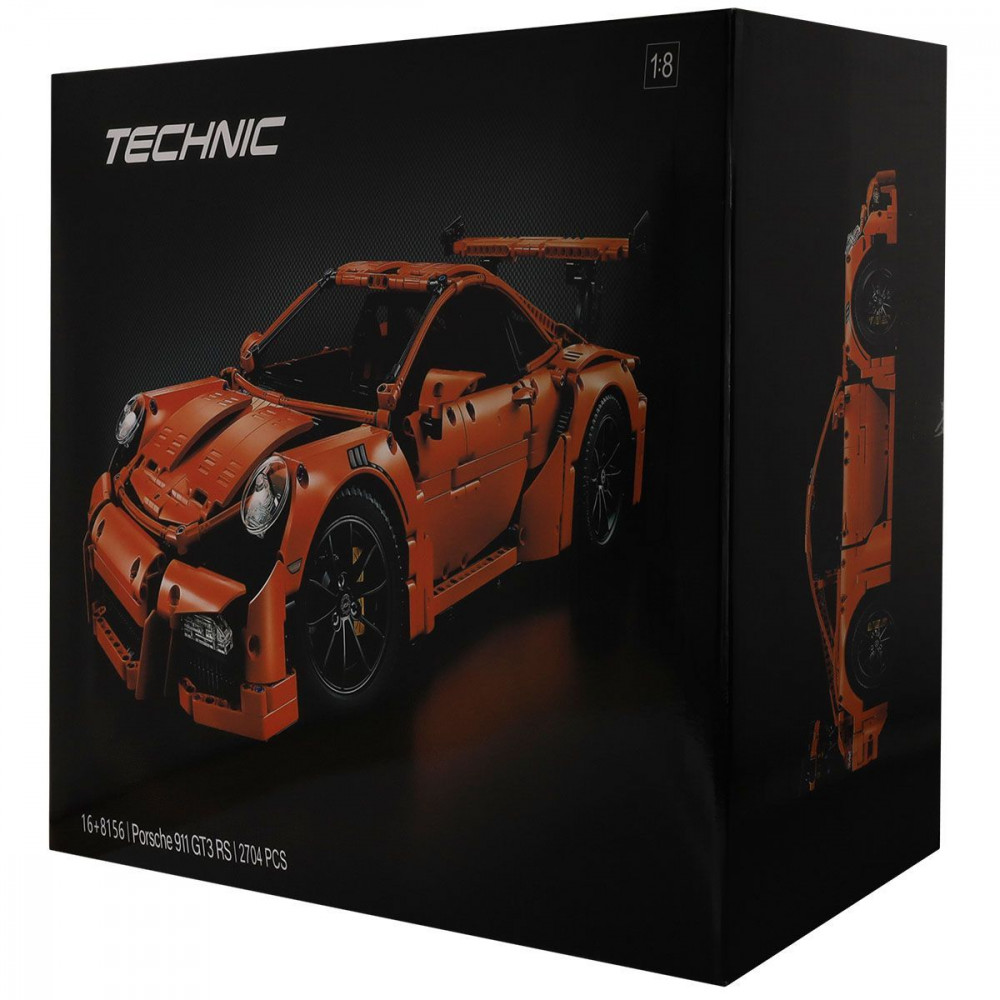 Машинка-конструктор Porsche 911 GT3 RS orange (68022) Оранжевый на картинке №2