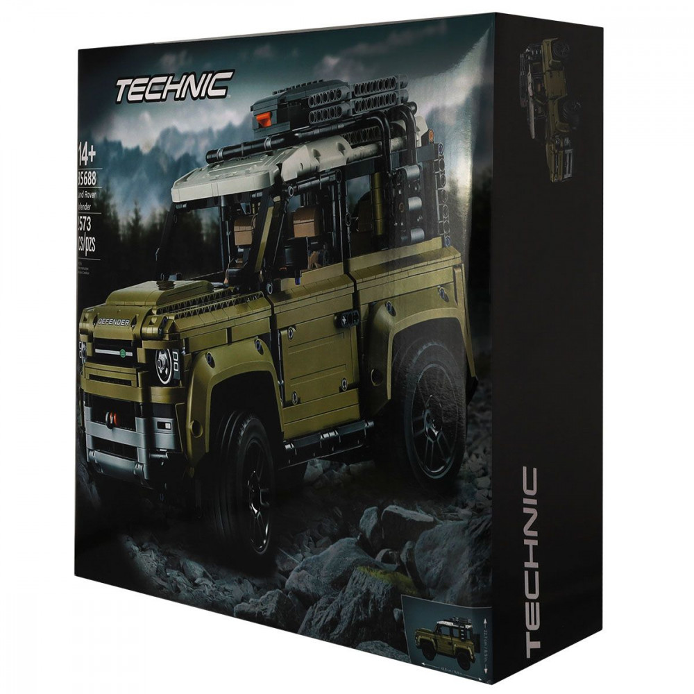 Машинка-конструктор Defender Classic yellow (68031) Желтый на картинке №2