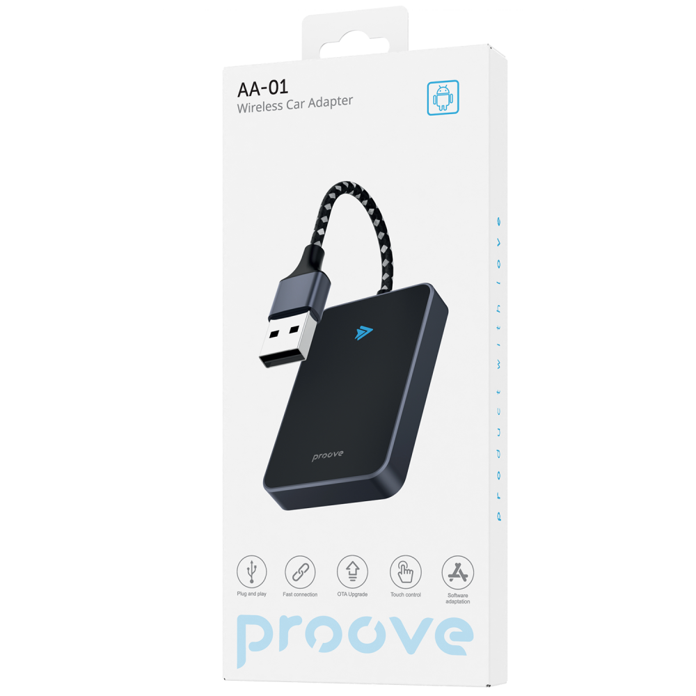 Бездротовий адаптер Android Auto Proove AA-01 Wireless Car Adapter — Придбати в Україні - фото 1
