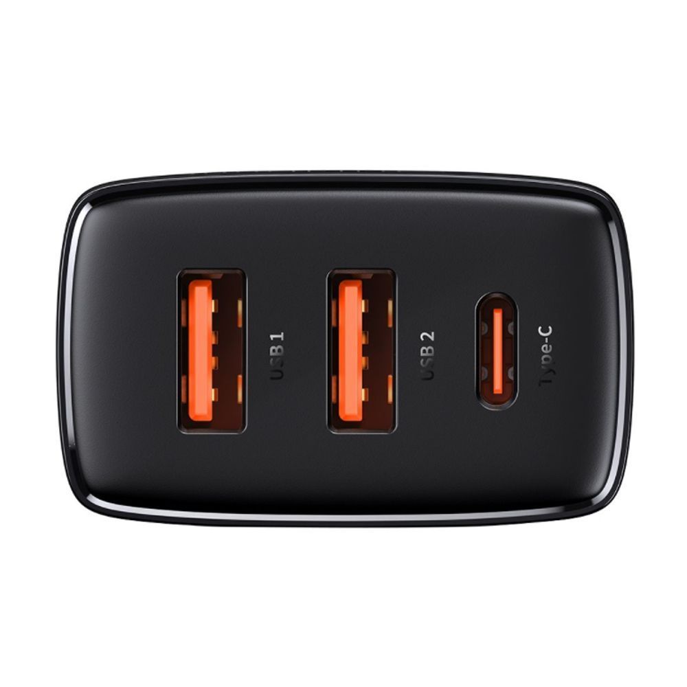 МЗП Baseus Compact Quick Charger 30W (Type-C + 2USB) — Придбати в Україні - фото 4