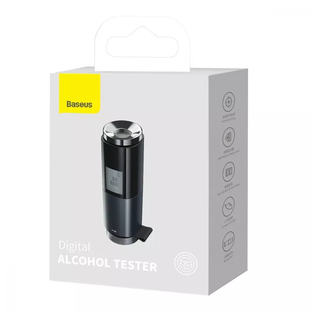 Цифровий Алкотестер Baseus Digital Alcohol Tester — Придбати в Україні - фото 1