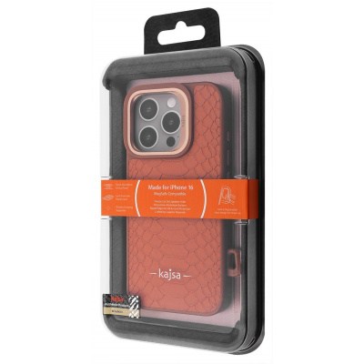 Чохол Kajsa Snake Pattern with Magnetic Ring iPhone 16 — Придбати в Україні