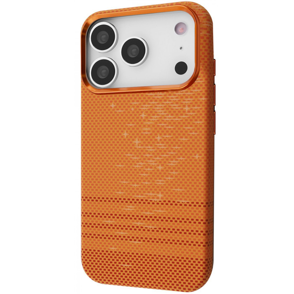 Чохол Proove Gleam Case with Magnetic Ring iPhone 17 Pro moonlight/orange (PCGCIP17P077) Помаранчевий на малюнкі №1