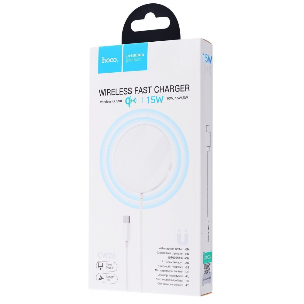 Wireless charger Hoco CW28 Original Magnetic 15W - фото 1