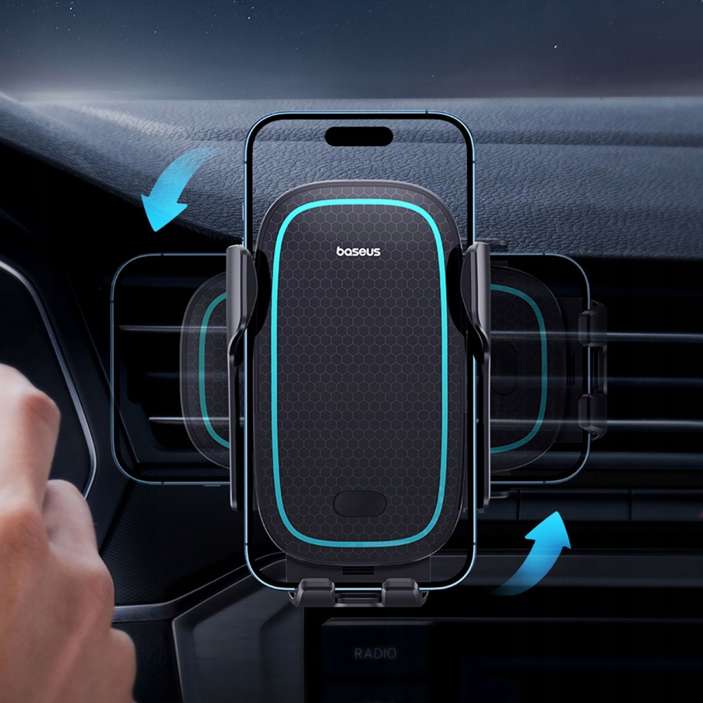 Автомобільний тримач з Бездротовим ЗП Baseus Milky Way Pro 15W — Придбати в Україні - фото 7
