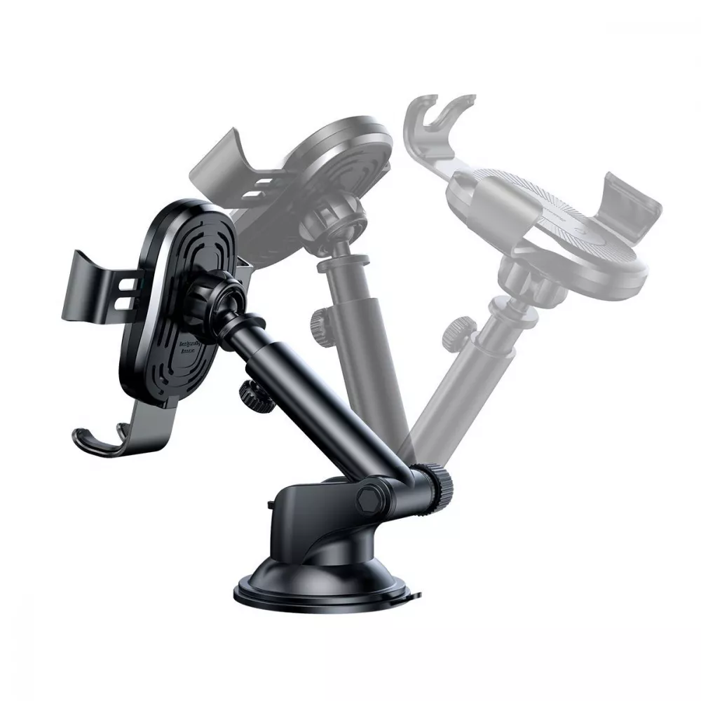 Автомобільний тримач з Бездротовим ЗП Baseus Gravity Car Mount (Osculum Type) 1.7A — Придбати в Україні - фото 5