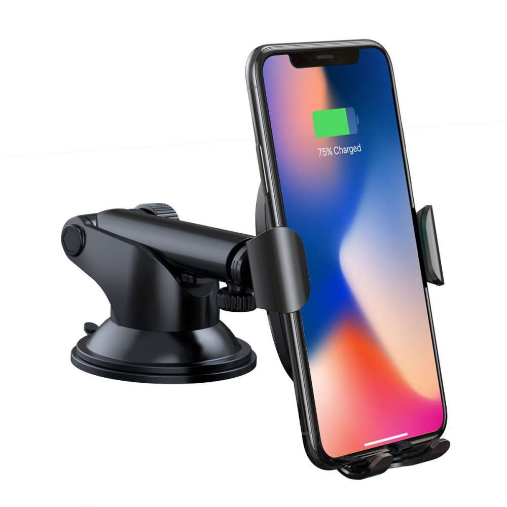 Автомобільний тримач з Бездротовим ЗП Baseus Gravity Car Mount (Osculum Type) 1.7A — Придбати в Україні - фото 2
