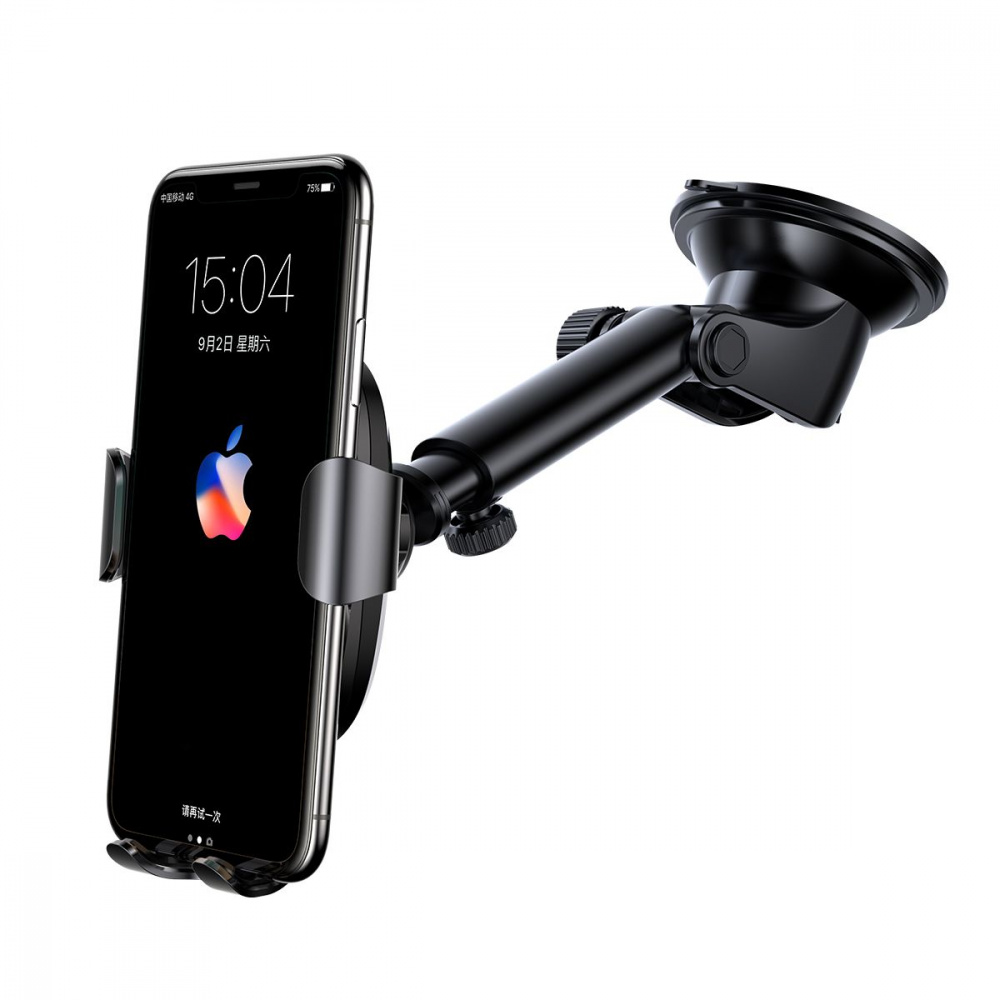Автомобільний тримач з Бездротовим ЗП Baseus Gravity Car Mount (Osculum Type) 1.7A — Придбати в Україні - фото 3