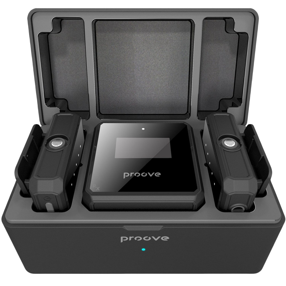 Беспроводной петличный микрофон Proove Forum black (PPWM25000201) Черный на картинке №3
