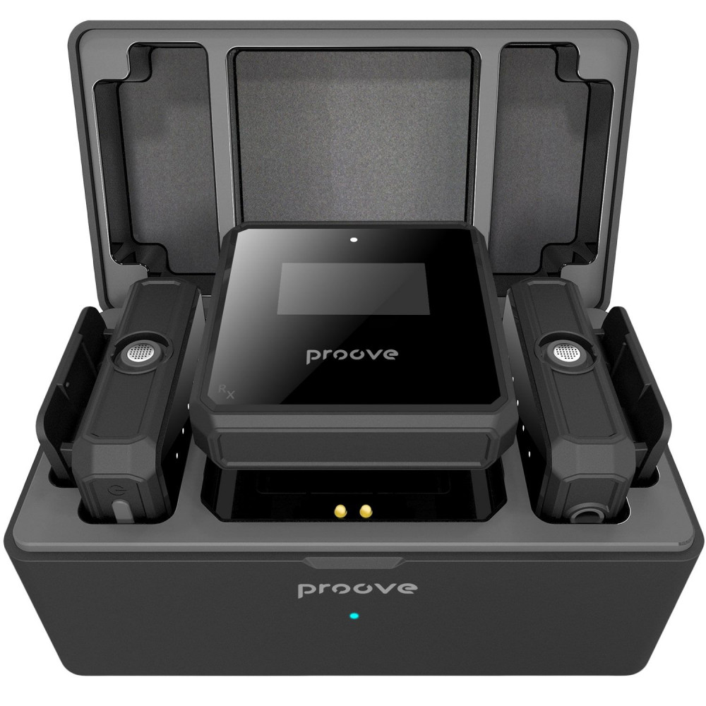Беспроводной петличный микрофон Proove Forum black (PPWM25000201) Черный на картинке №4