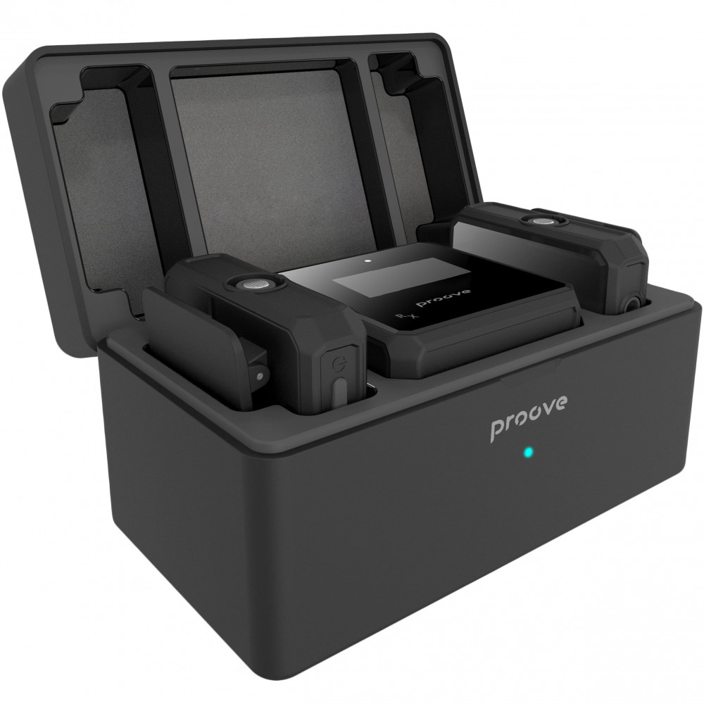 Беспроводной петличный микрофон Proove Forum black (PPWM25000201) Черный на картинке №5