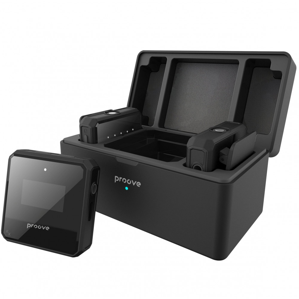 Беспроводной петличный микрофон Proove Forum black (PPWM25000201) Черный на картинке №6