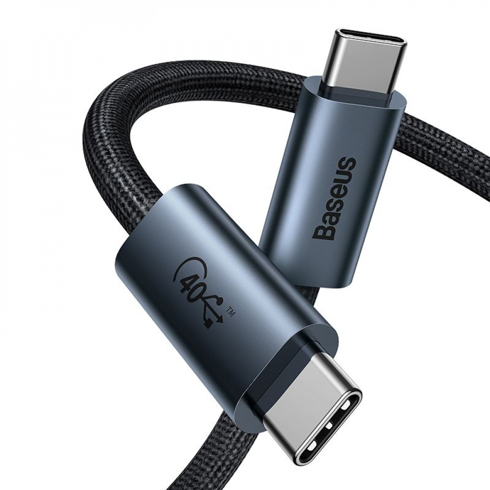 Кабель Baseus Flash Series Full Featured Type-C to Type-C USB 4.0 100W (1m) — Придбати в Україні - фото 6