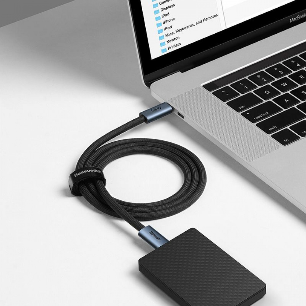 Кабель Baseus Flash Series Full Featured Type-C to Type-C USB 4.0 100W (1m) — Придбати в Україні - фото 2