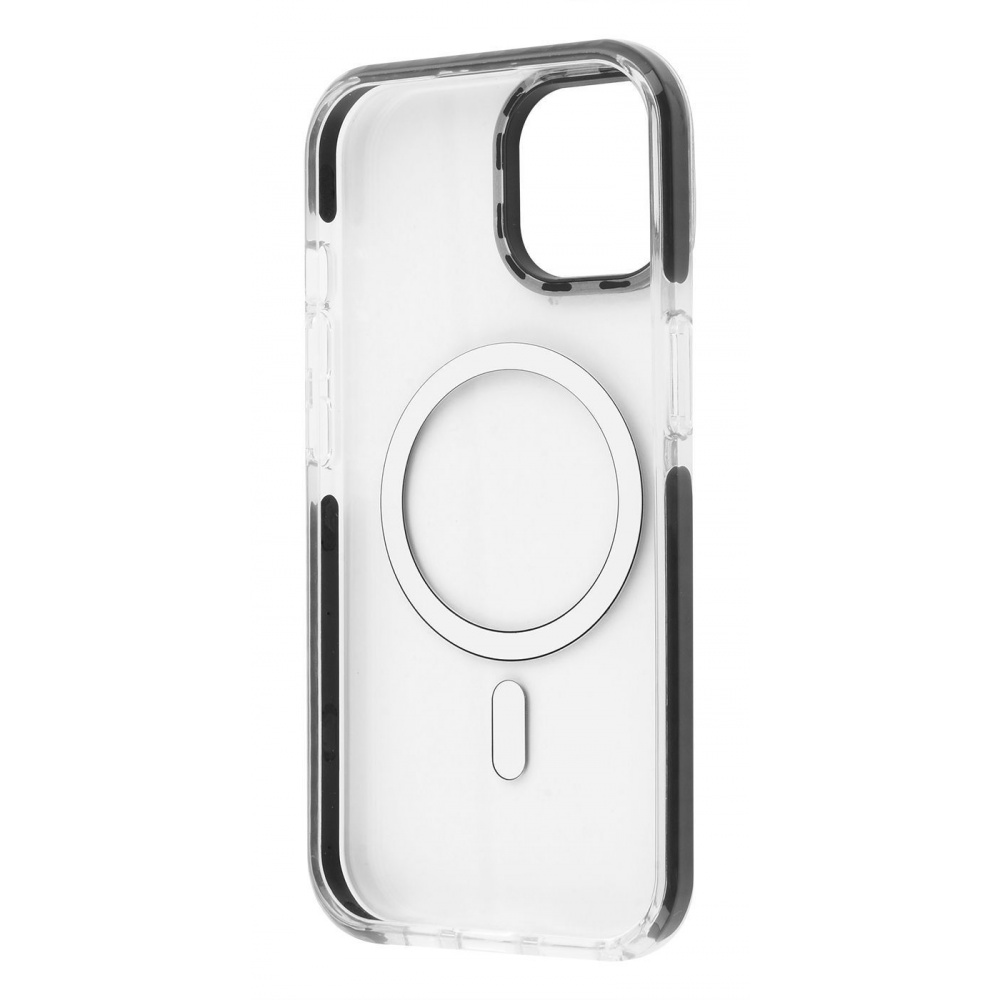 Чехол WAVE Clear Case Side with Magnetic Ring iPhone 15 - фото 1