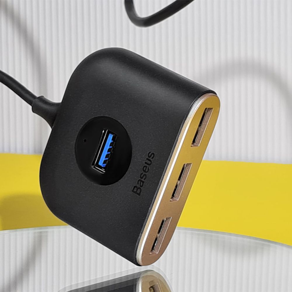 USB-Хаб Baseus Square Round USB to USB 3.0 + 3USB 2.0 (1m) — Придбати в Україні - фото 4