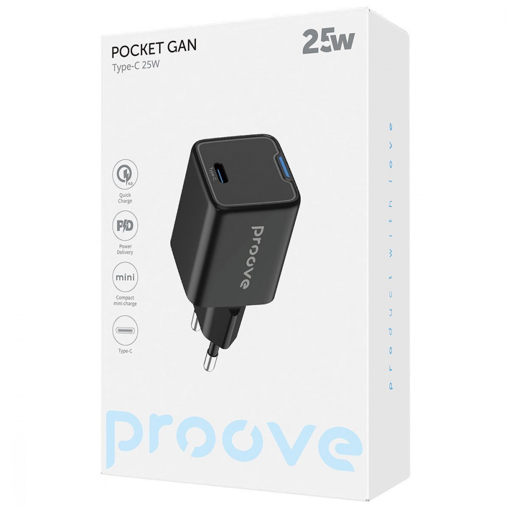 СЗУ Proove Pocket GaN 25W (Type-C) - фото 1