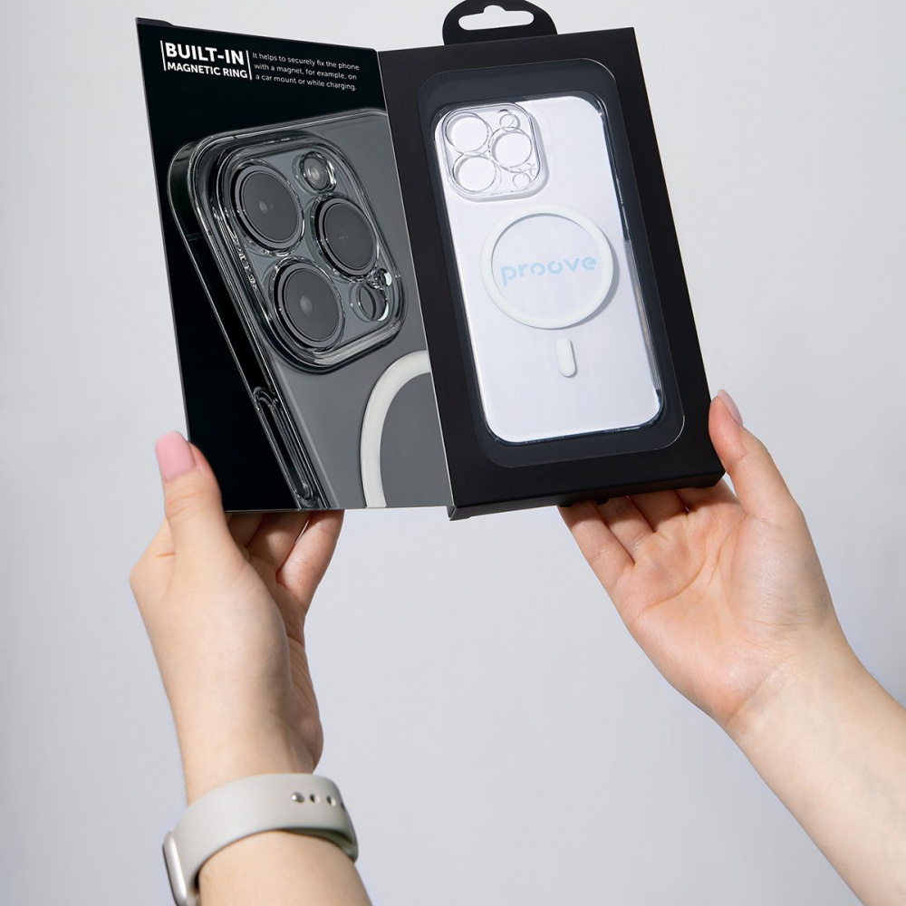 Чехол Proove Crystal Case with Magnetic Ring iPhone 16 Plus - фото 3