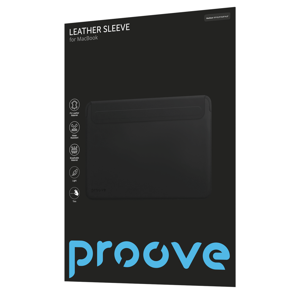 Чохол Proove Leather Sleeve MacBook 13,6"/14,2" — Придбати в Україні - фото 1