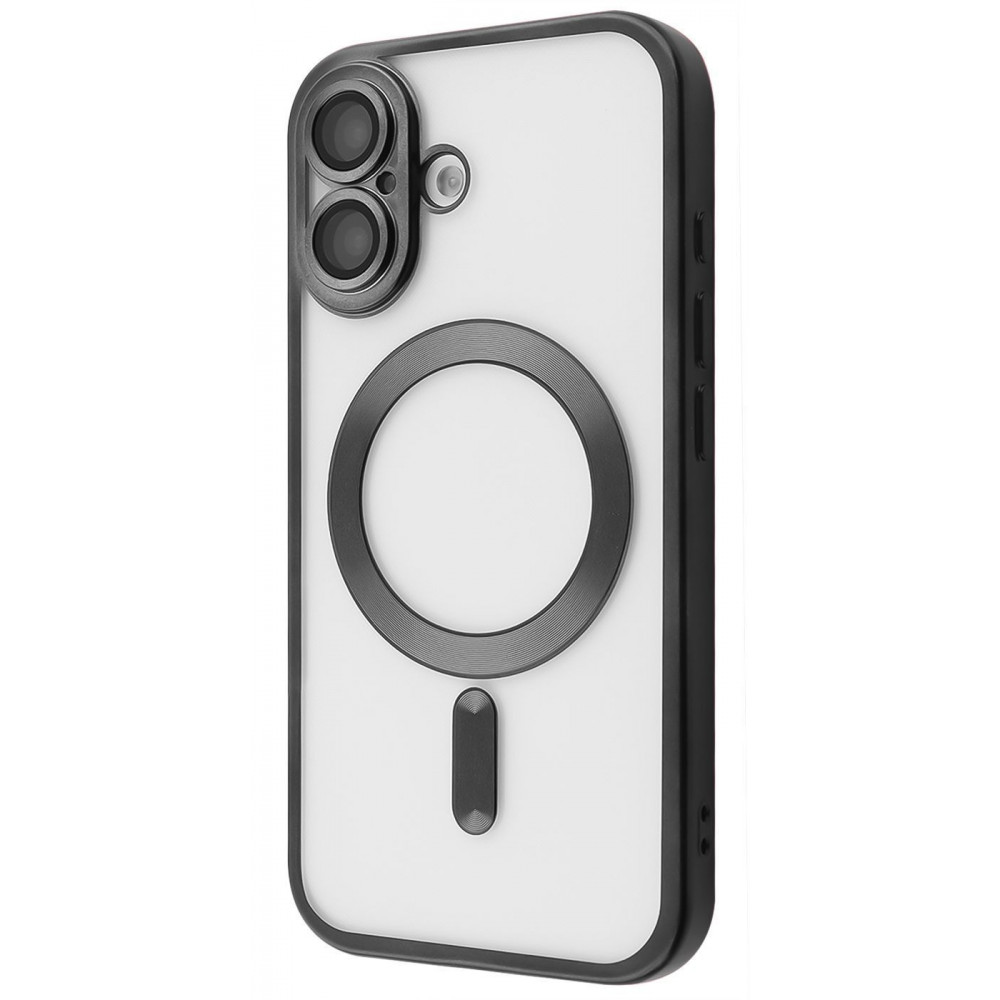 Чохол Metal Matte Case with Magnetic Ring iPhone 17 black на малюнкі №1