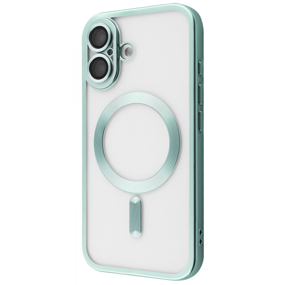 Чохол Metal Matte Case with Magnetic Ring iPhone 17 teal на малюнкі №1