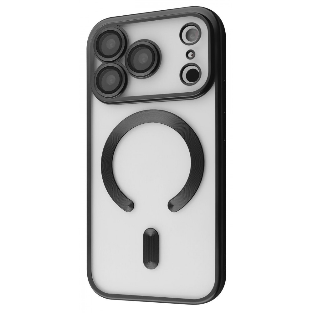 Чохол Metal Matte Case with Magnetic Ring iPhone 17 Pro black titanium на картинке №1