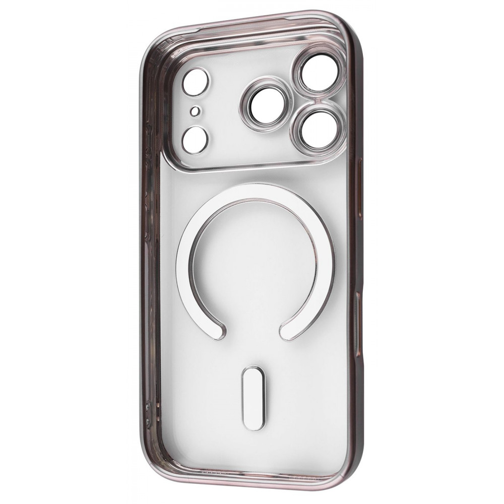 Чохол Metal Matte Case with Magnetic Ring iPhone 17 Pro Max white titanium на картинке №2