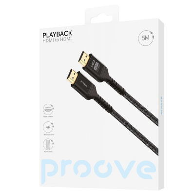 Кабель Proove PlayBack HDMI to HDMI 5м — Придбати в Україні