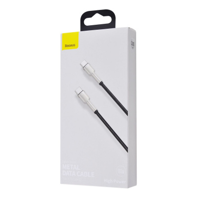 Кабель Baseus Cafule Metal Type-C to Type-C 100W (1m) — Придбати в Україні