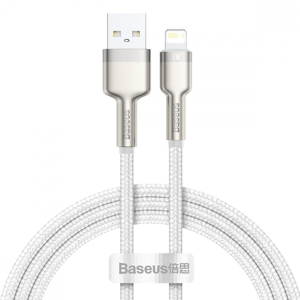 Кабель Baseus Cafule Metal Lightning 2.4A (1m) — Придбати в Україні - фото 7