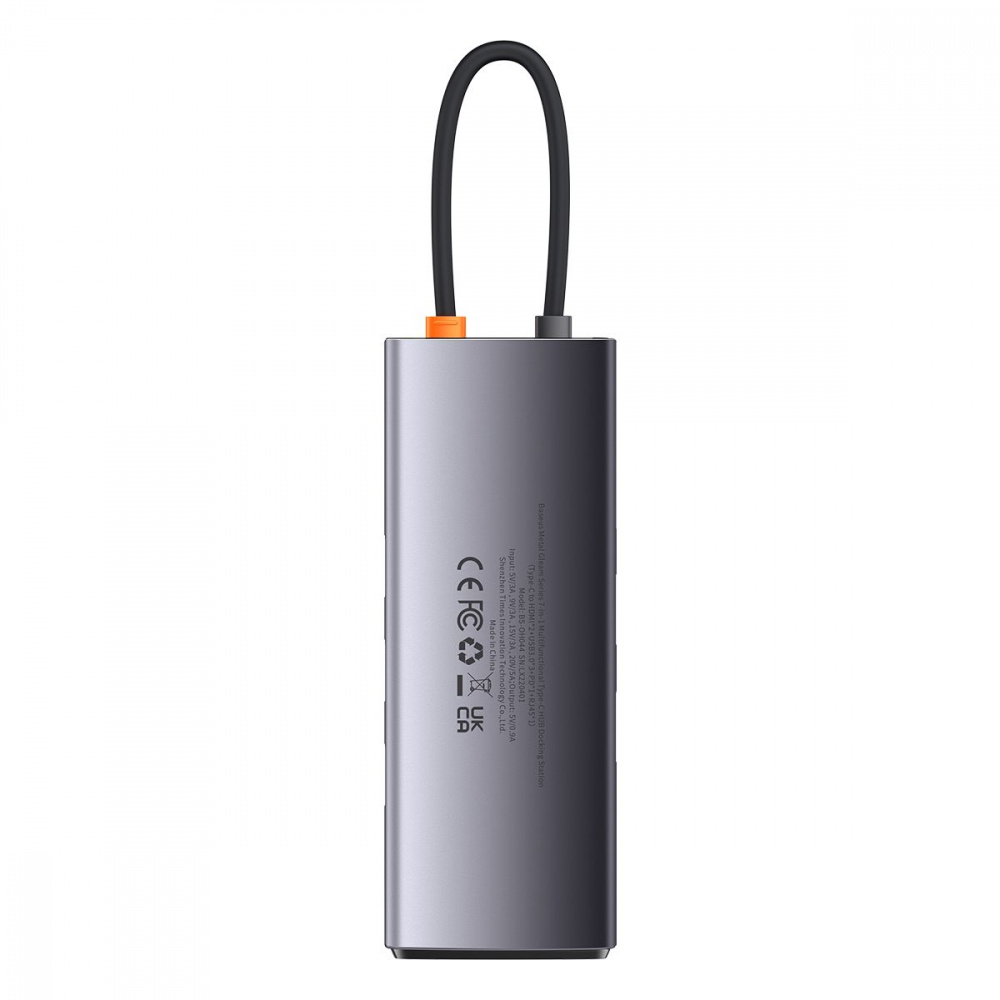 USB-Хаб Baseus Metal Gleam Series 7-in-1 (Type-C to HDMI*2+USB3.0*3+PD+RJ45) - фото 9