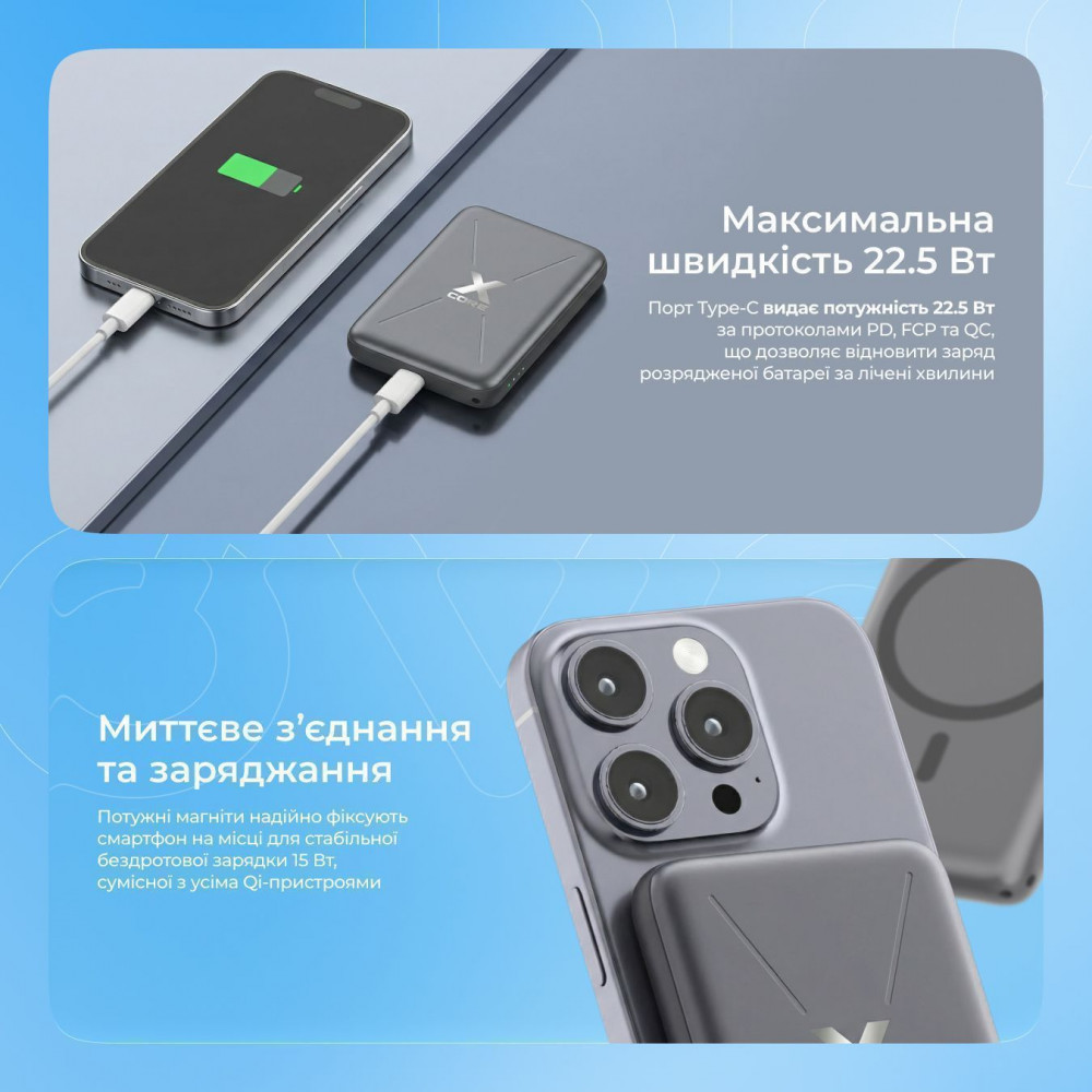 Портативна Батарея Proove X-Core 22.5W 10000mAh — Придбати в Україні - фото 24