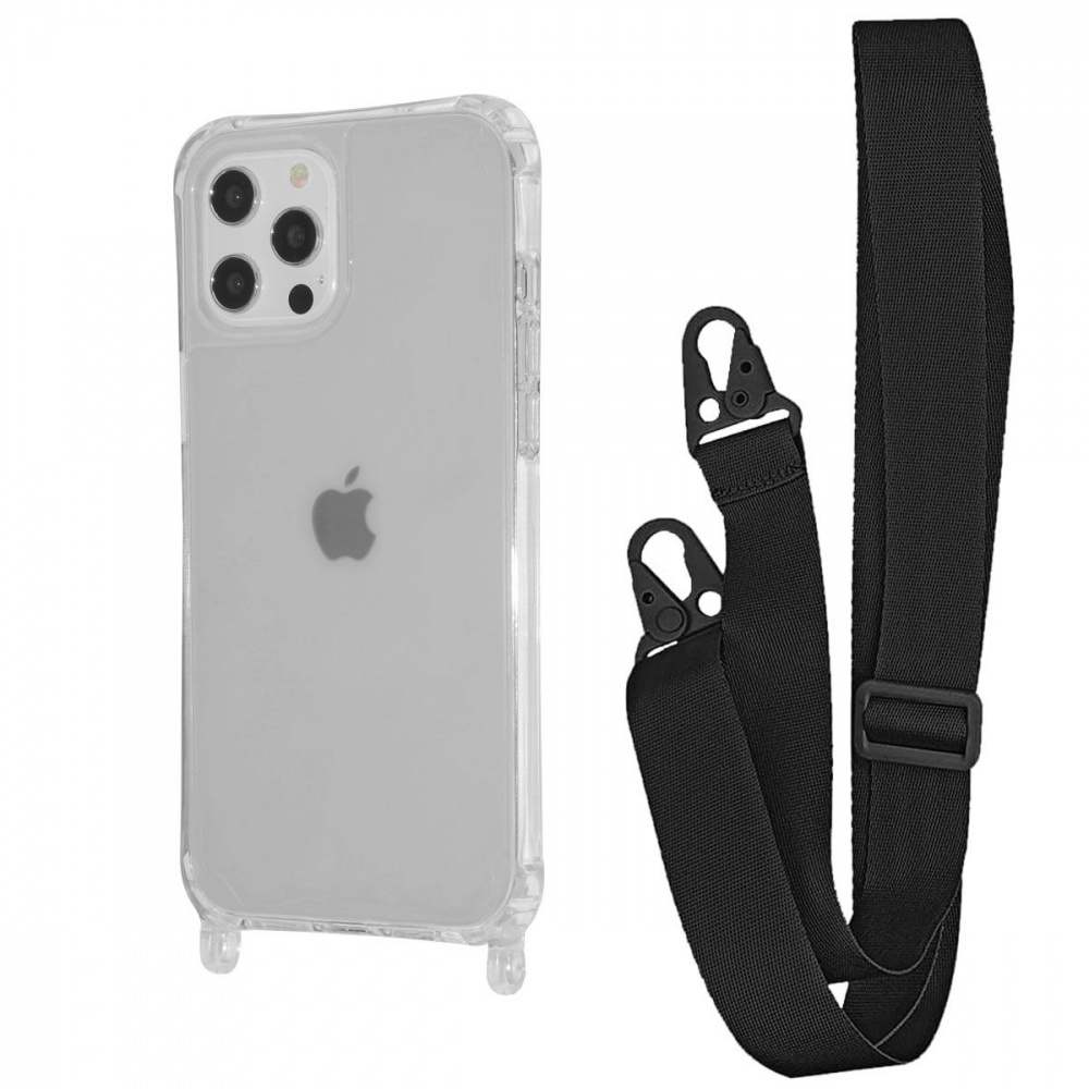 Чехол WAVE Clear Case with Strap iPhone 12 Pro Max - фото 12