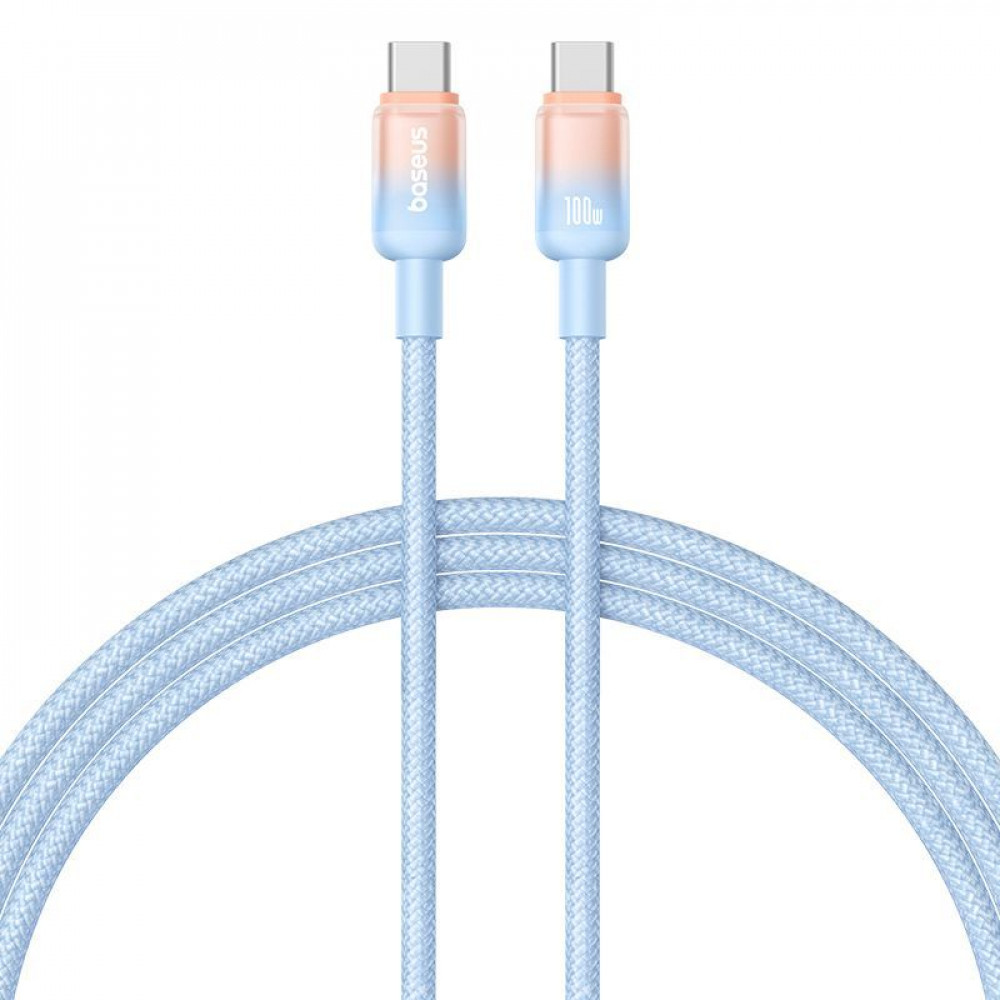 Кабель Baseus Discolor Series Fast Charging Type-C to Type-C 100W (1m) — Придбати в Україні