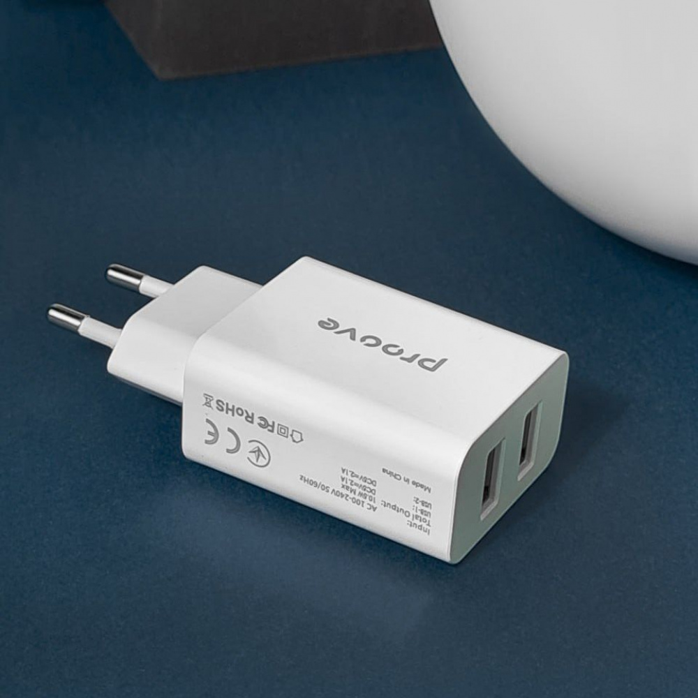 Wall Charger Proove Rapid 10.5W (2USB) - фото 6