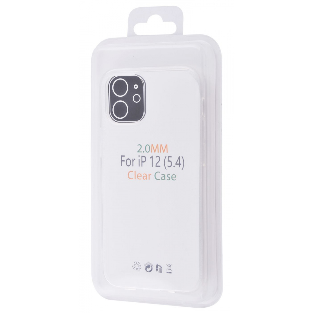 Silicone Clear Case 2.0 mm (TPU) iPhone 12 mini - фото 1