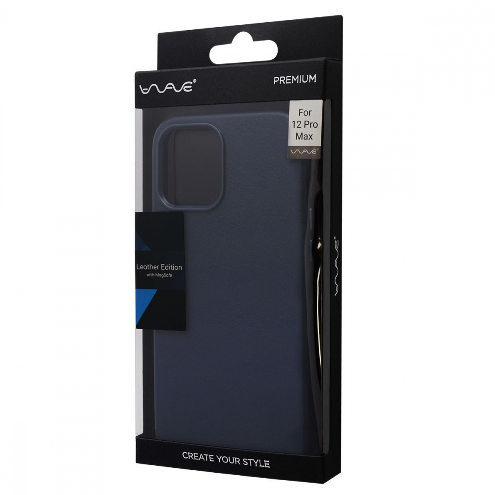 Чехол WAVE Premium Leather Edition Case with Magnetic Ring iPhone 12 Pro Max - фото 1