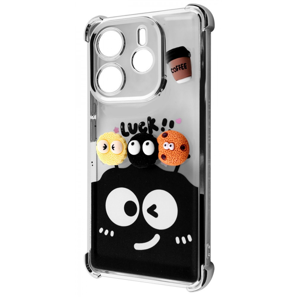 Чохол WAVE Winkie Xiaomi Redmi Note 14 4G (European) silver/splash на малюнкі №1