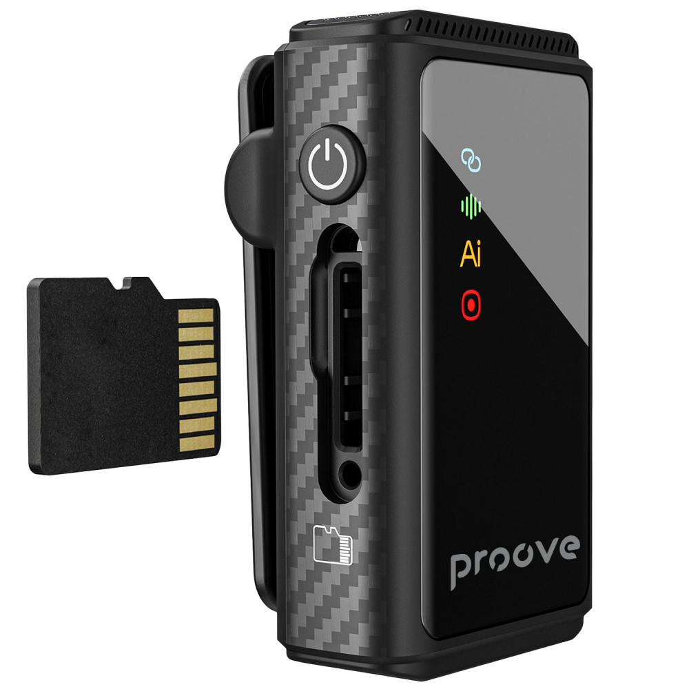 Бездротовий петличний мікрофон Proove Forum Pro black (PFWM00000201) Чорний на малюнкі №7