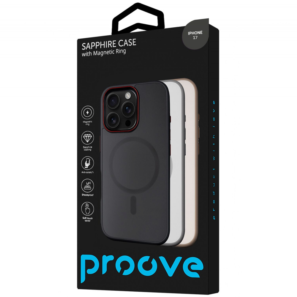 Чохол Proove Sapphire Case with Magnetic Ring iPhone 17 — Придбати в Україні - фото 1