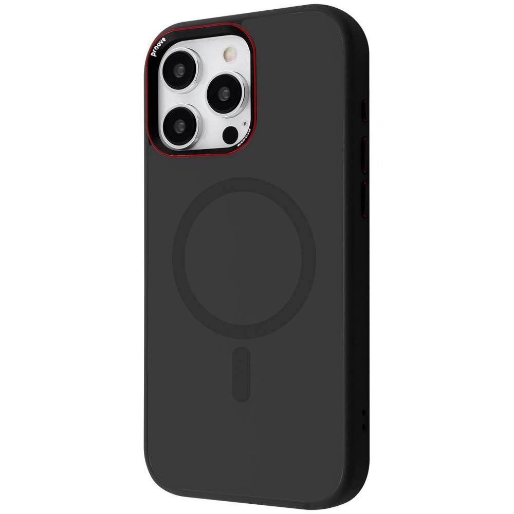Чехол Proove Sapphire Case with Magnetic Ring iPhone 17 Pro black titanium на картинке №1