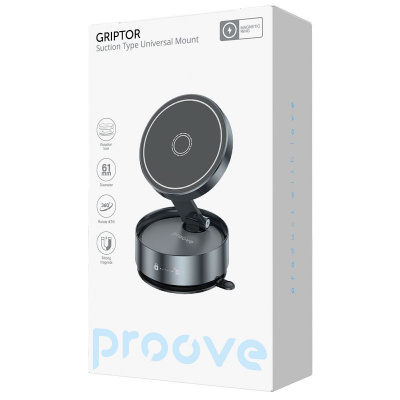 Автомобільний тримач Proove Griptor Sutction Type Universal Mount — Придбати в Україні