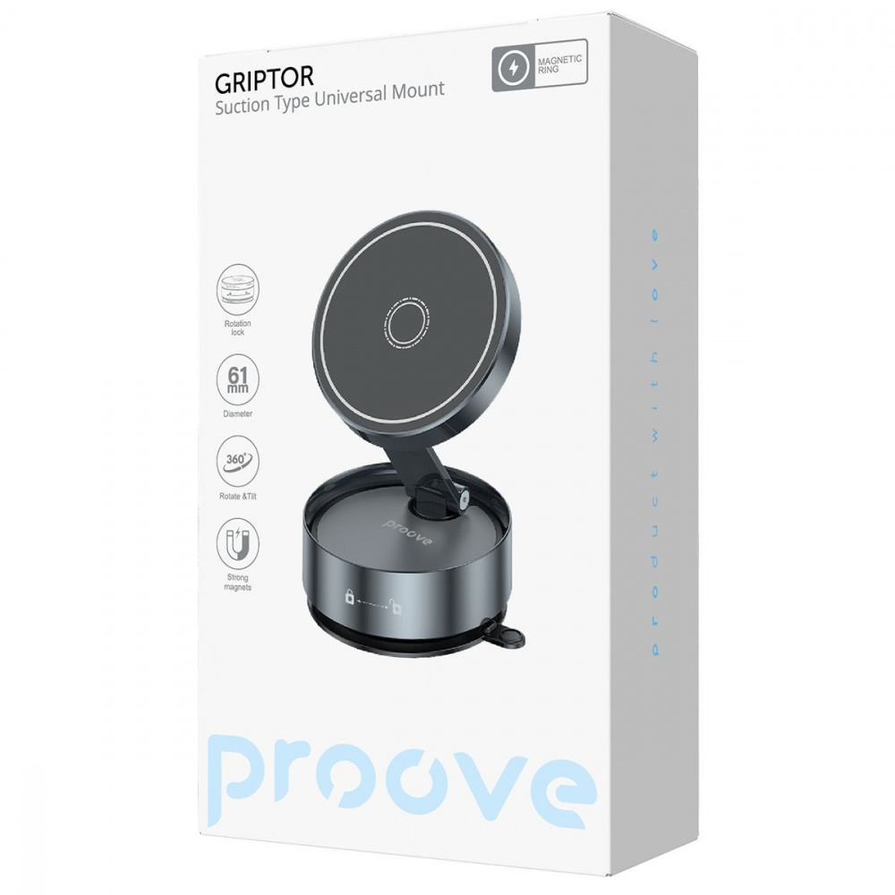 Автомобильный держатель Proove Griptor Sutction Type Universal Mount - фото 1