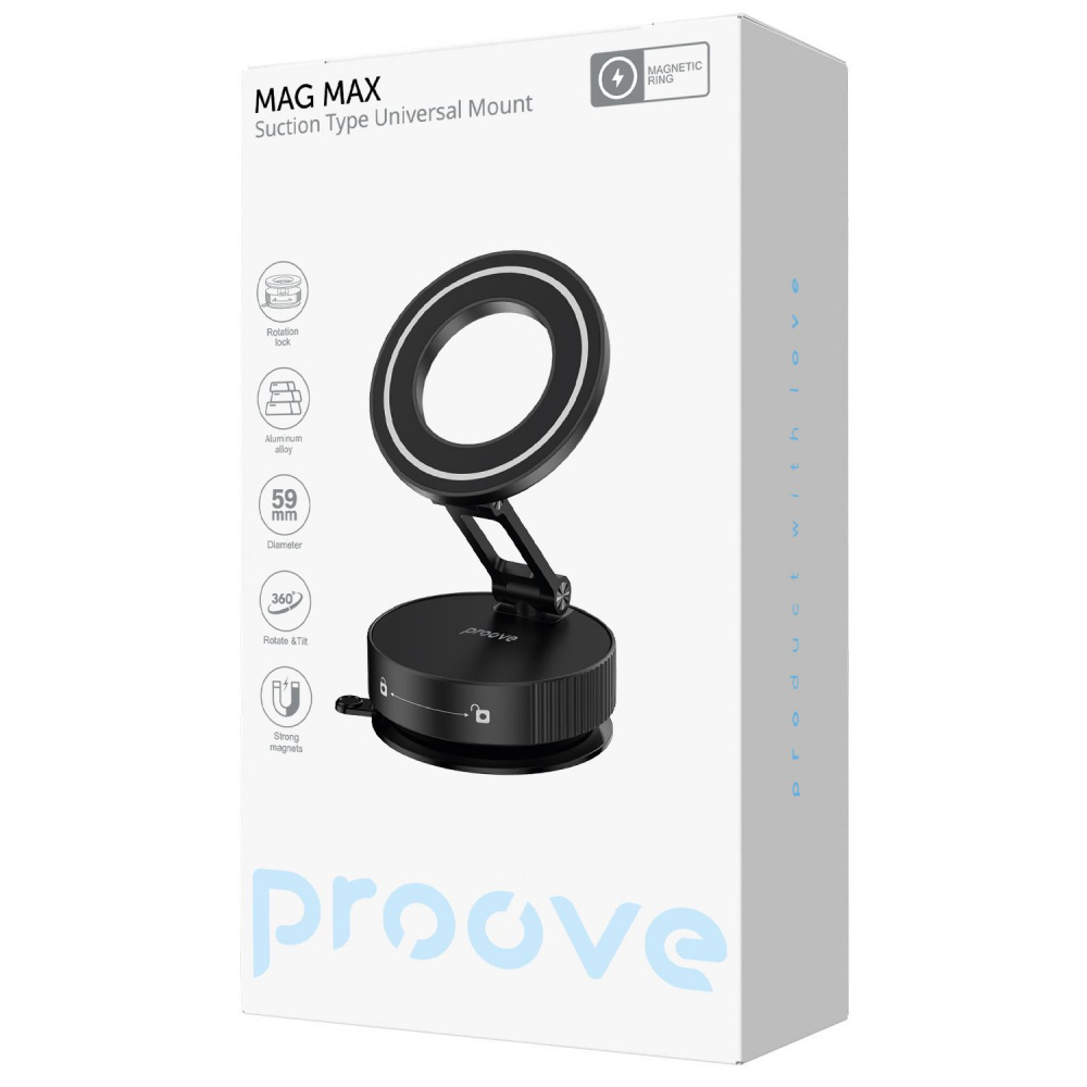 Автомобильный держатель Proove Mag Max Sutction Type Universal Mount - фото 1
