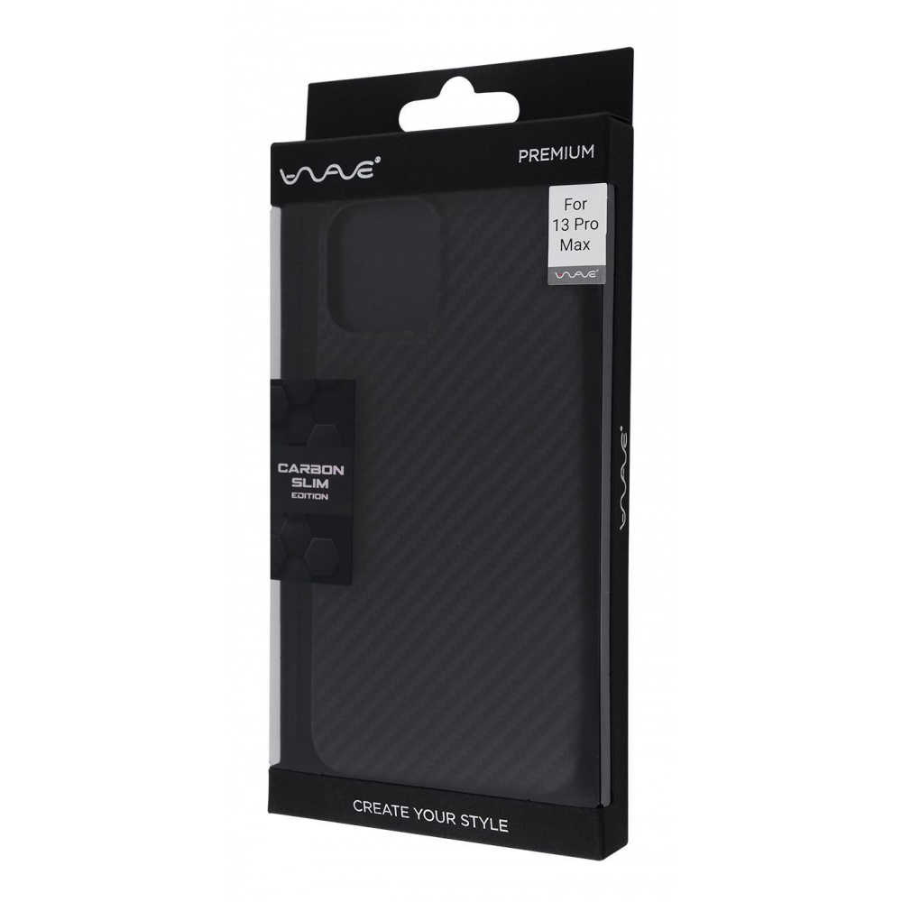 Чехол WAVE Premium Carbon Slim with Magnetic Ring iPhone 12 Pro Max